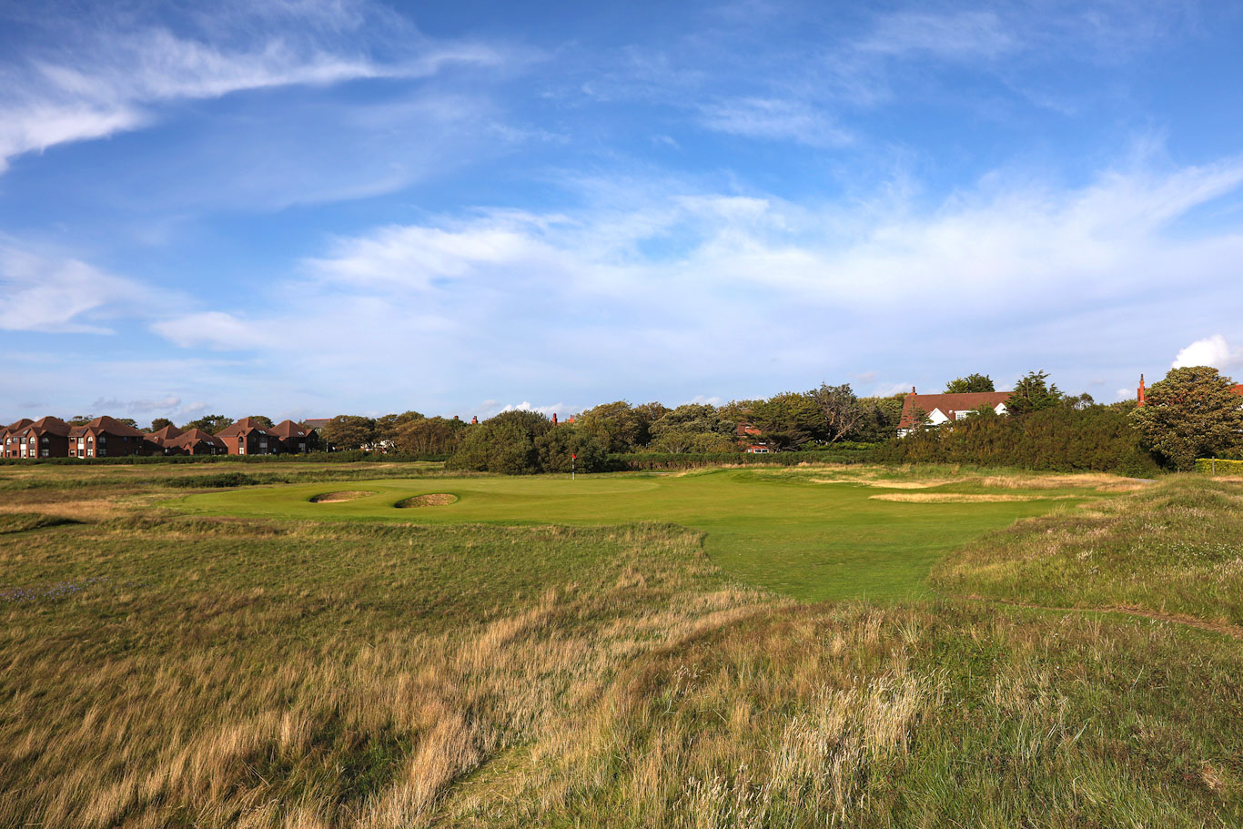 The fifth hole at Royal Liverpool (Hoylake), Merseyside, England