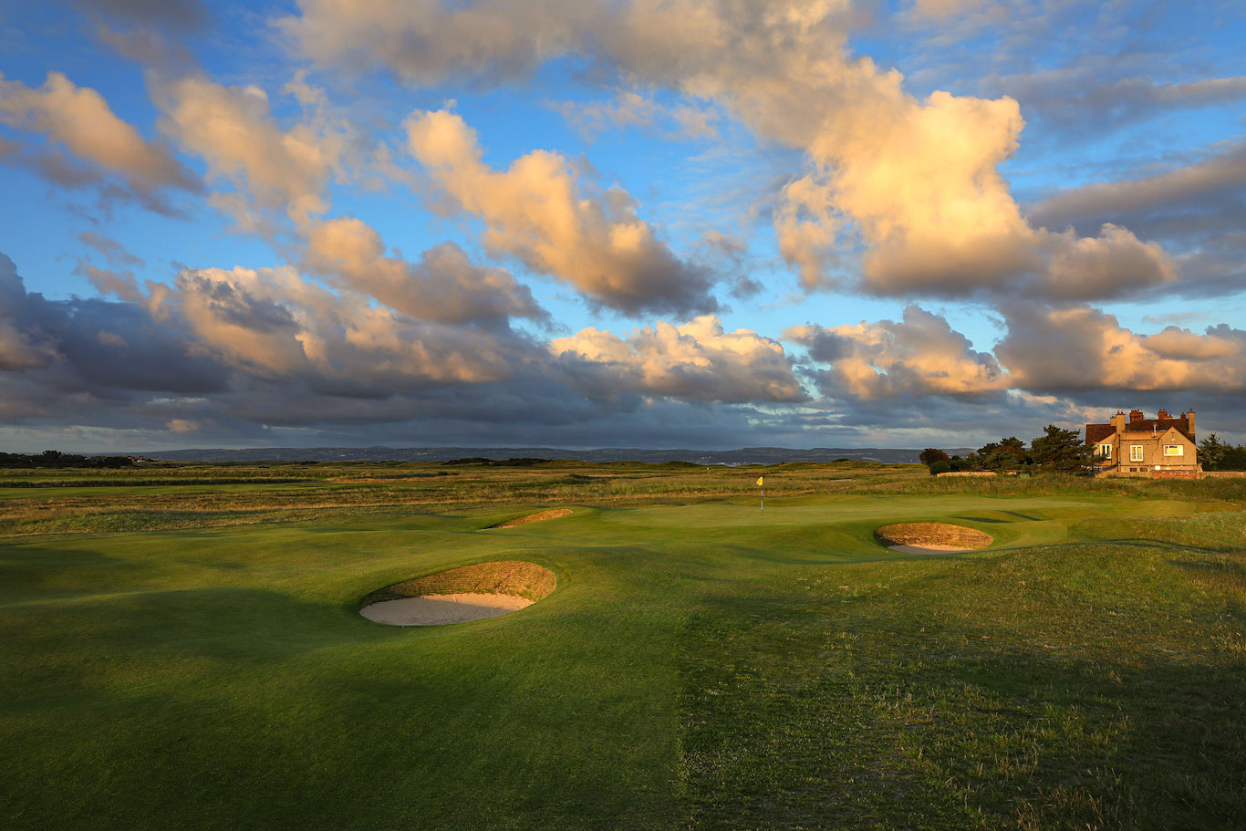 The 17th hole at Royal Liverpool (Hoylake), Merseyside, England