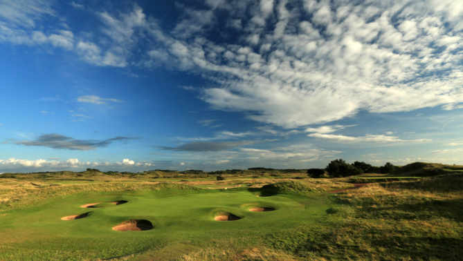 Over view of Royal Birkdale Golf Course, England