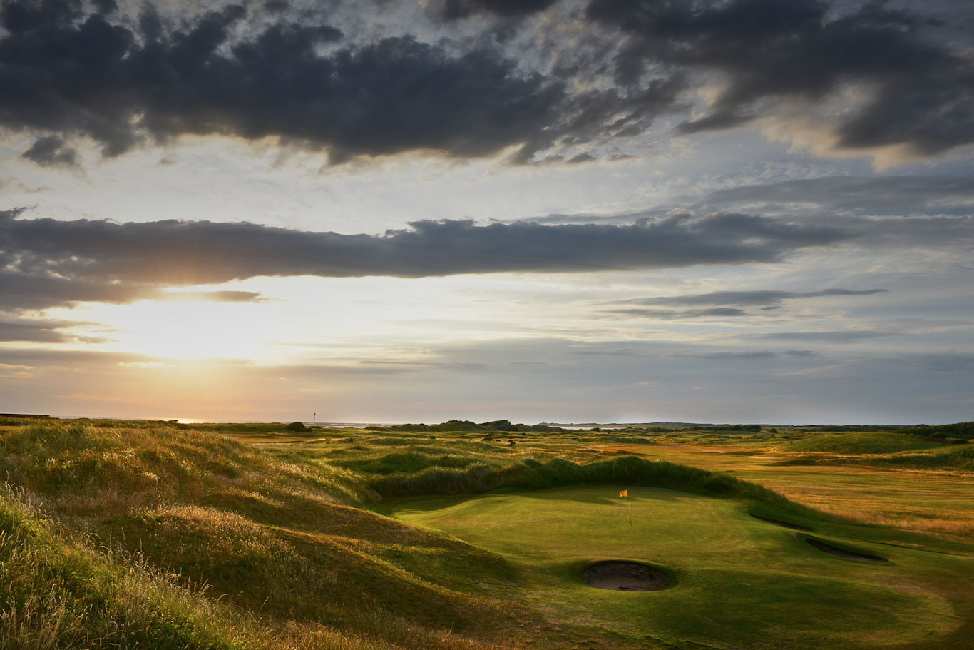 Overview of The West Lancashire Golf Club, Liverpool, England