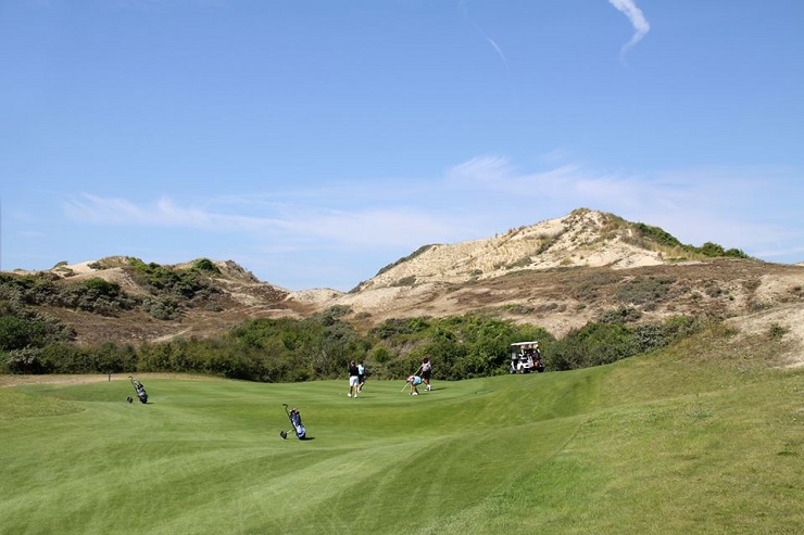 Stunning backdrop to Belle Dune golf club, Northern France