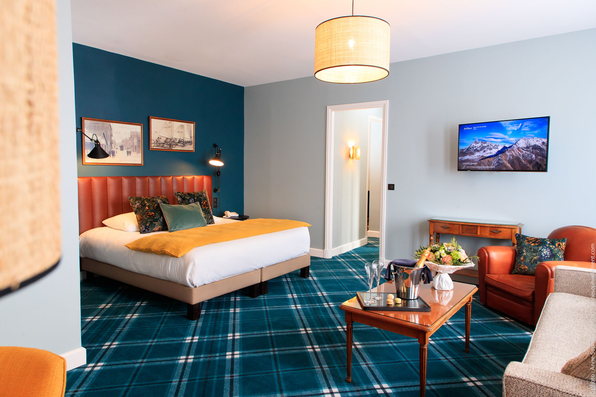 Superior Junior Suite at Le Manoir Hotel, Le Touqnet, Northern France. Golf Planet Holidays