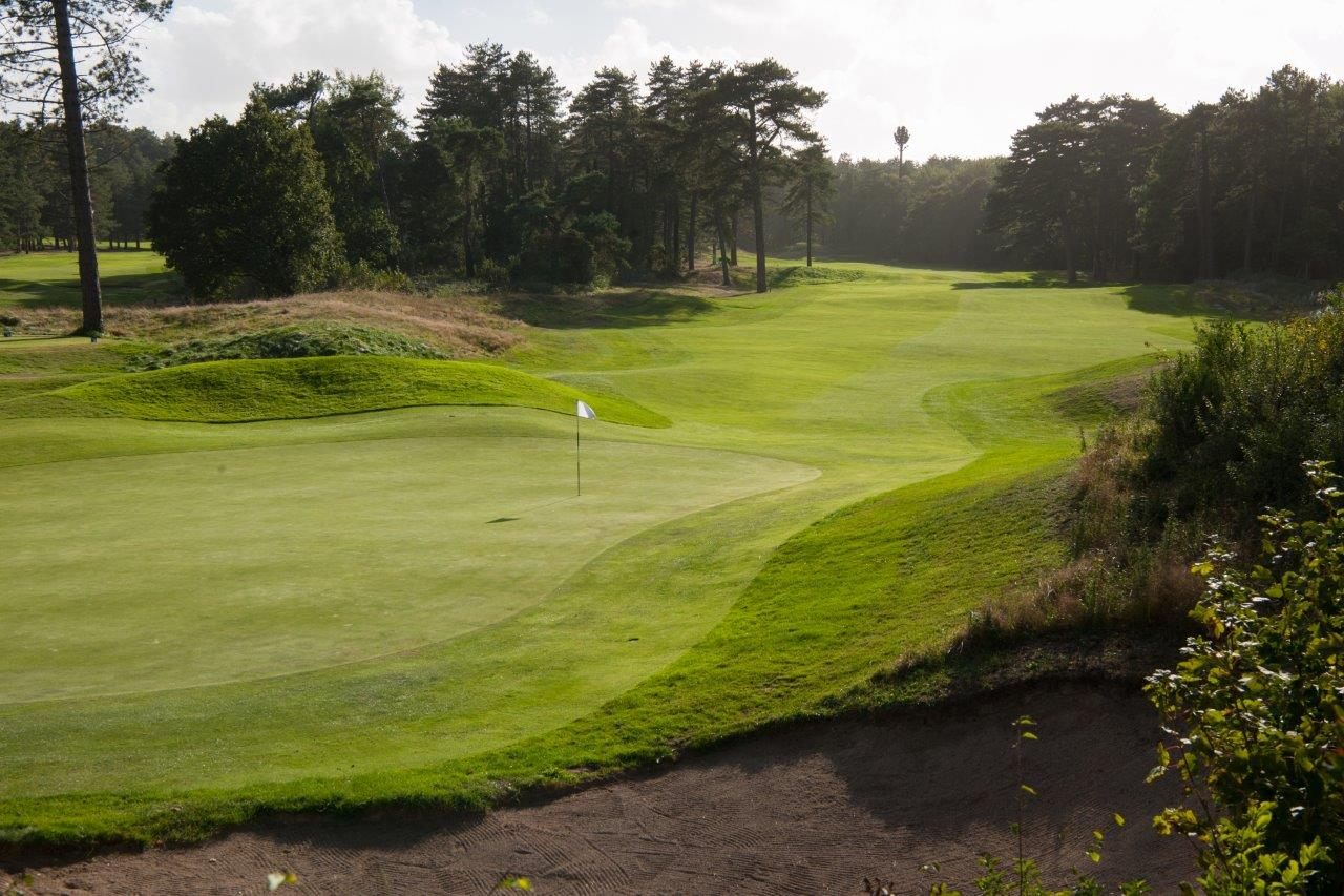Mature layout at Hardelot Les Pins Golf Club, France