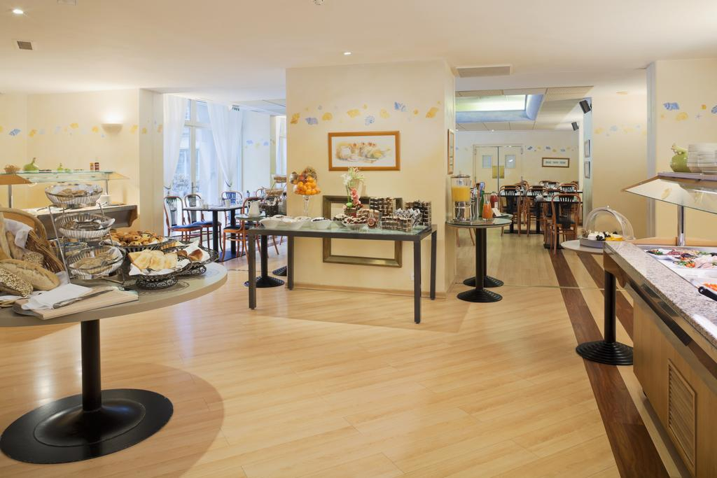 Buffet breakfast at Holiday Inn, Le Touquet, Northern France