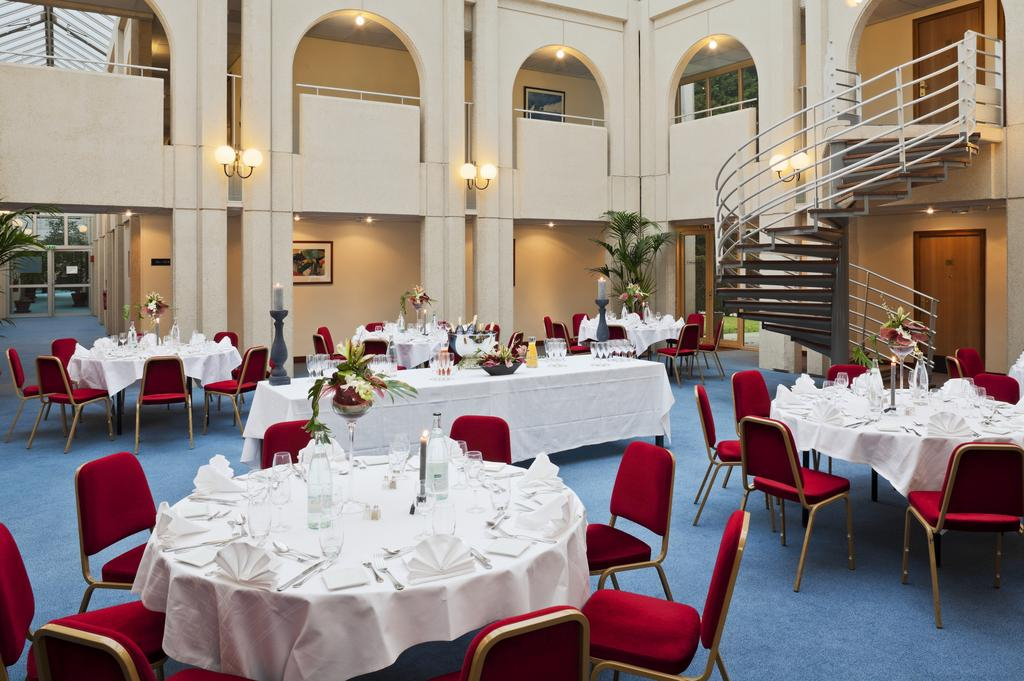Conference dining at Holiday Inn, Le Touquet, Northern France