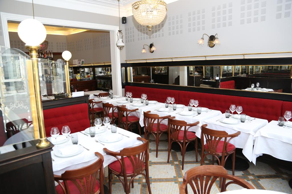 The excellent restaurant at Hotel du Centre, Wimereux, Northern France