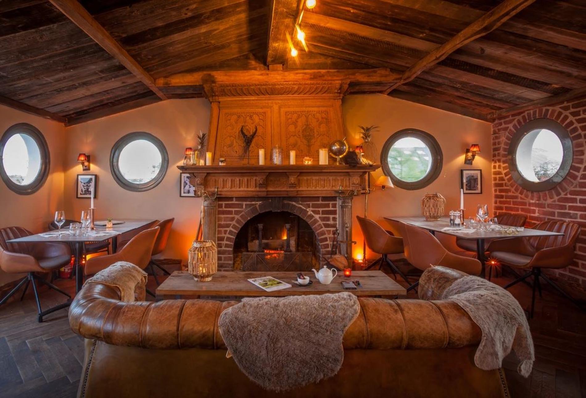 Relax in the bar at Le Bristol, Le Touquet, Northern France