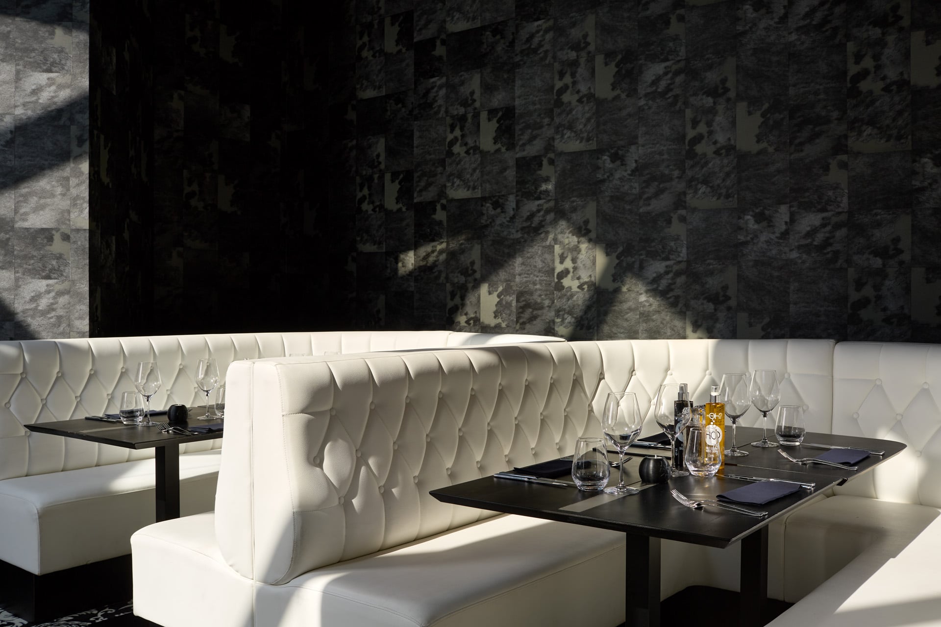 Elegant restaurant at Le Grand Hotel, Le Touquet, Northern France