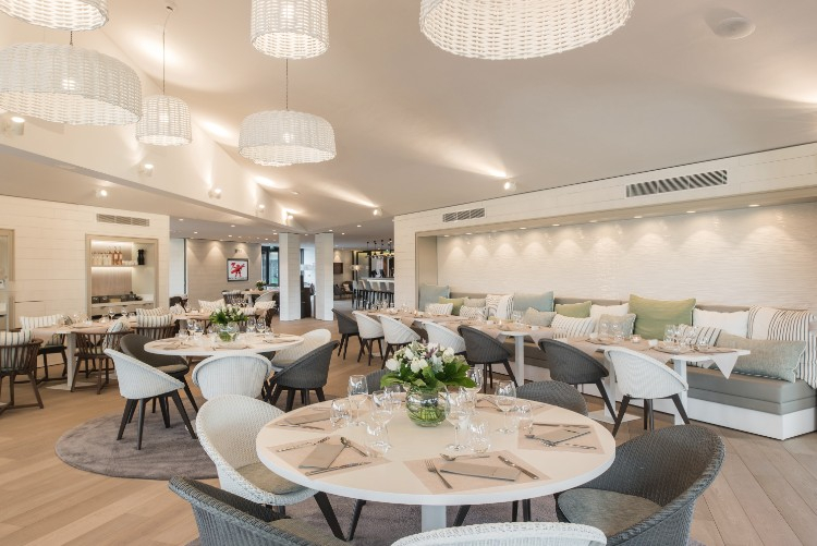 The dining room at Le Touquet Golf Resort, France