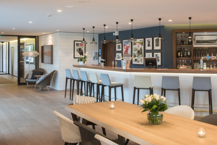 The new bar in Le Touquet Golf Resort, France