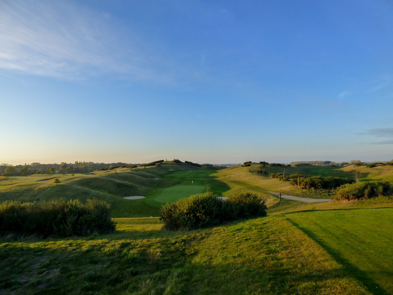 Par three on Merignies Golf Course, Lille, France