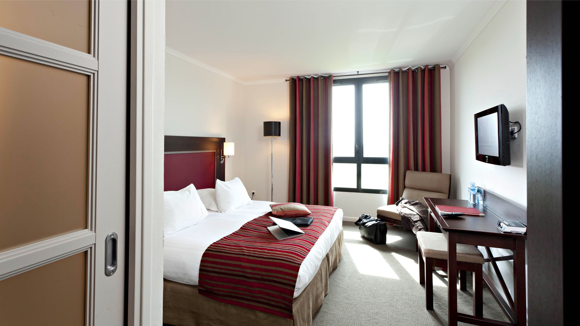 A double room at St Omer golf hotel, Northern France