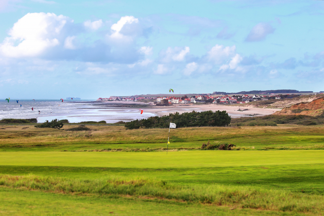 Incredible views from Wimereux Golf Course, Northern France. Golf Planet Holidays.
