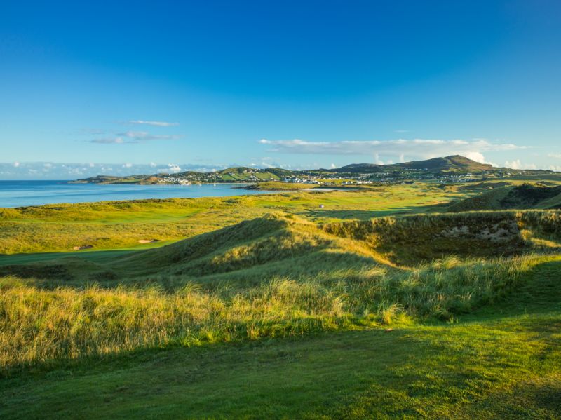 The second hole at Rosapenna Golf Club, Northern Ireland