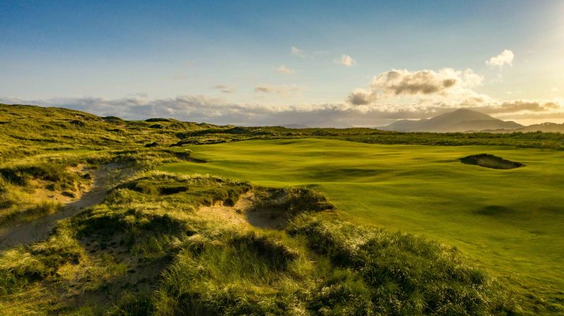The fifth hole at Rosapenna Golf Course, Northern Ireland