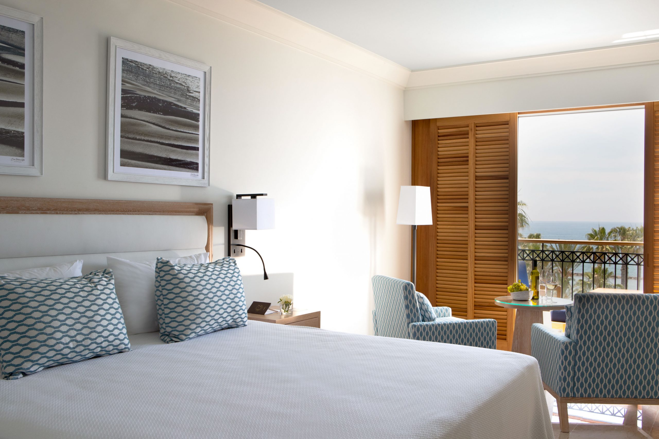 A double sea view room at Annabelle Hotel, Paphos, Cyprus