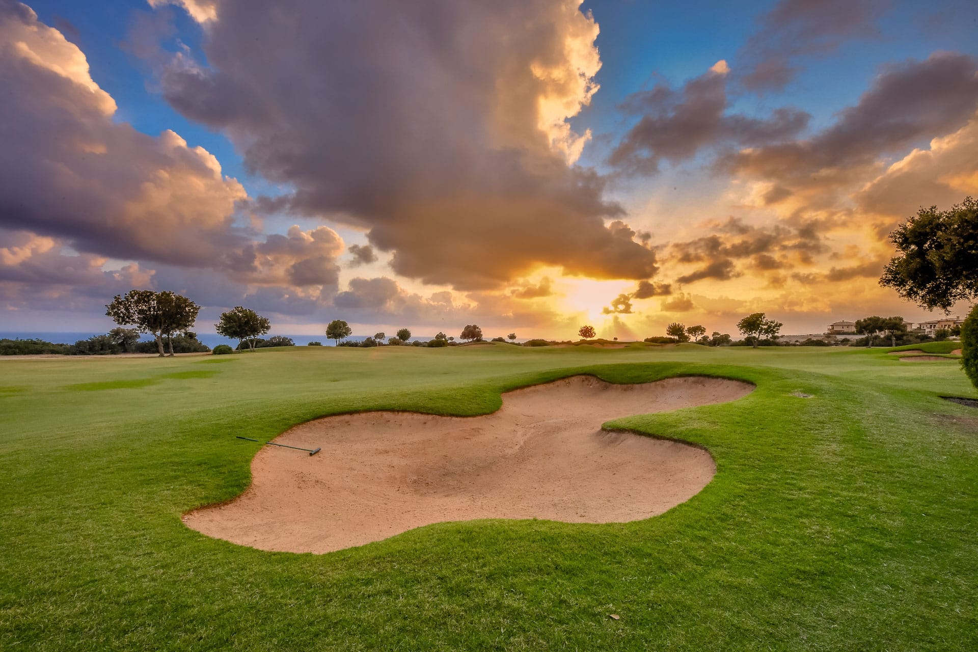PGA National Cyprus kept in immaculate condition at Aphrodite Hills Resort, Cyprus