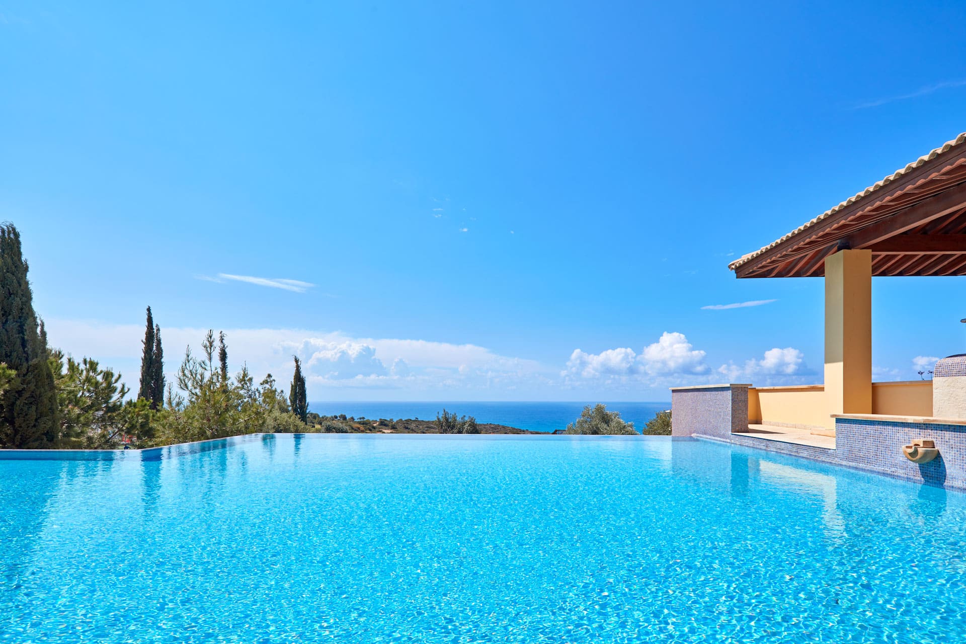 View out to sea from Aphrodite Hills Hotel by Atlantica, Paphos, Cyprus