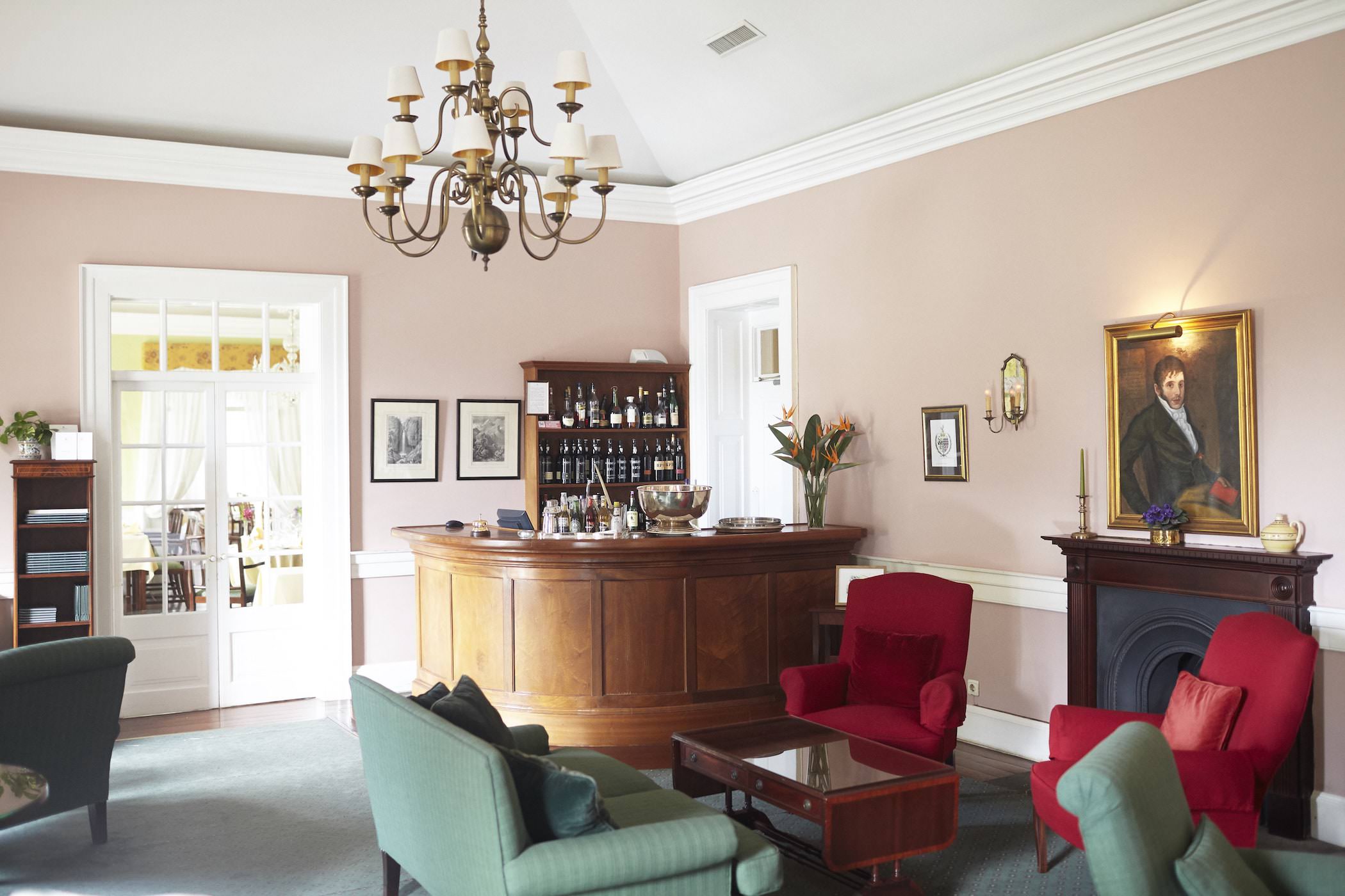 The bar at Casa Velha do Palheiro, Funchal, Madeira