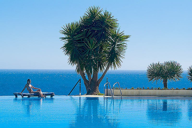 Keep cool by the pool at Pestana Casino Park hotel Funchal, Madeira