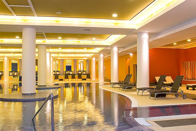 The indoor pool at Pestana Casino Park Funchal, Madeira