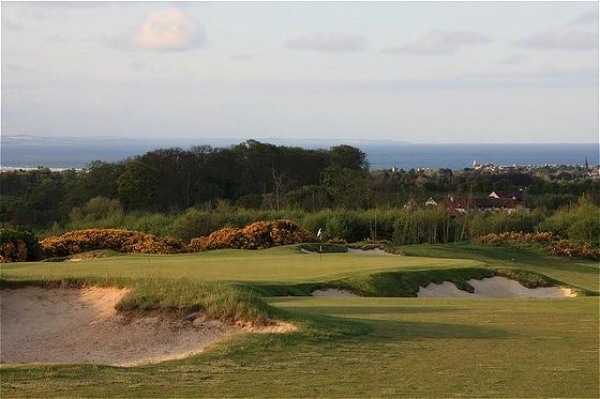Sea views from The Dukes at St Andrews Golf Course, Scotland
