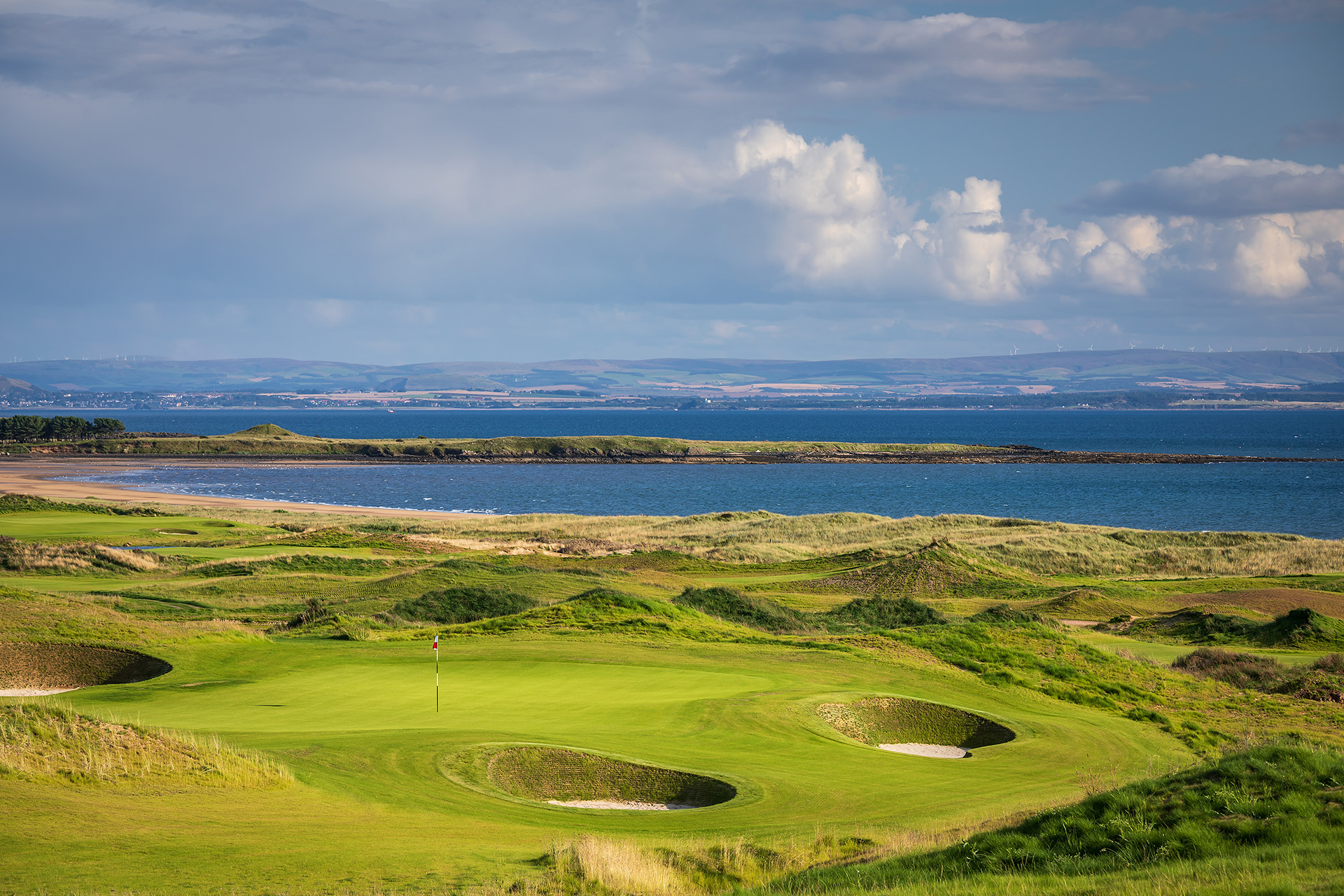 The stunning Dumbarnie Links in Scotland