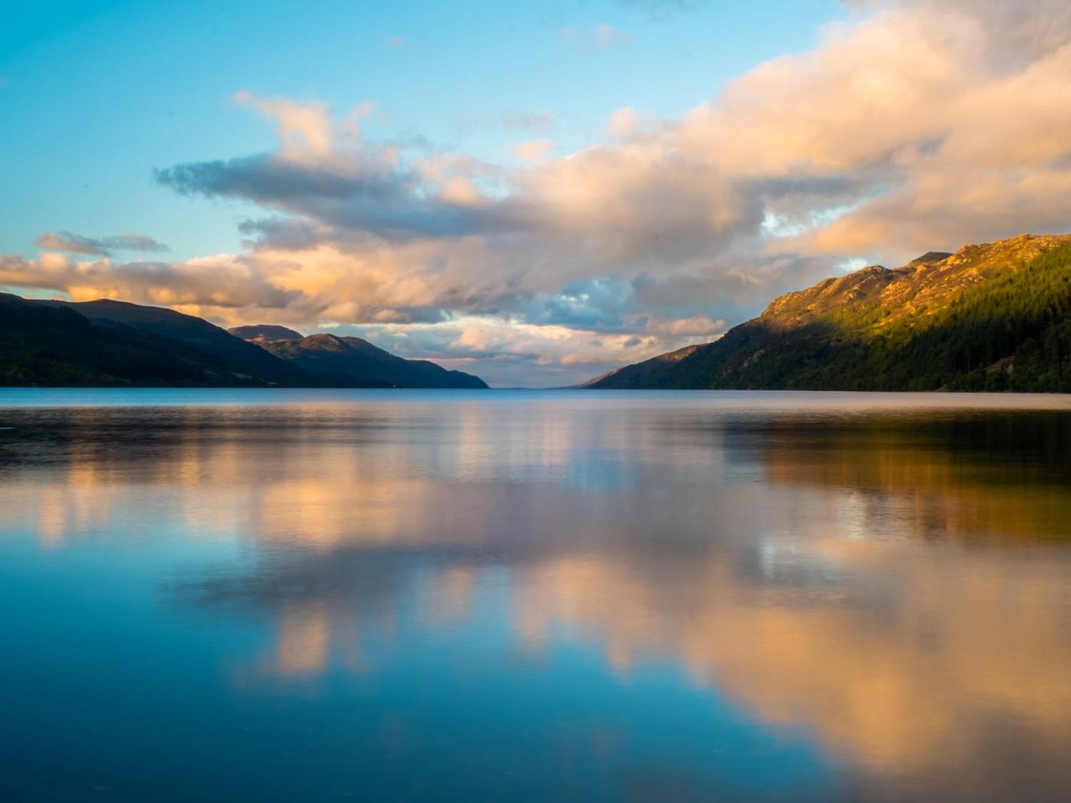 The breathtaking Loch Ness near Kingsmills Hotel, Inverness, Scotland