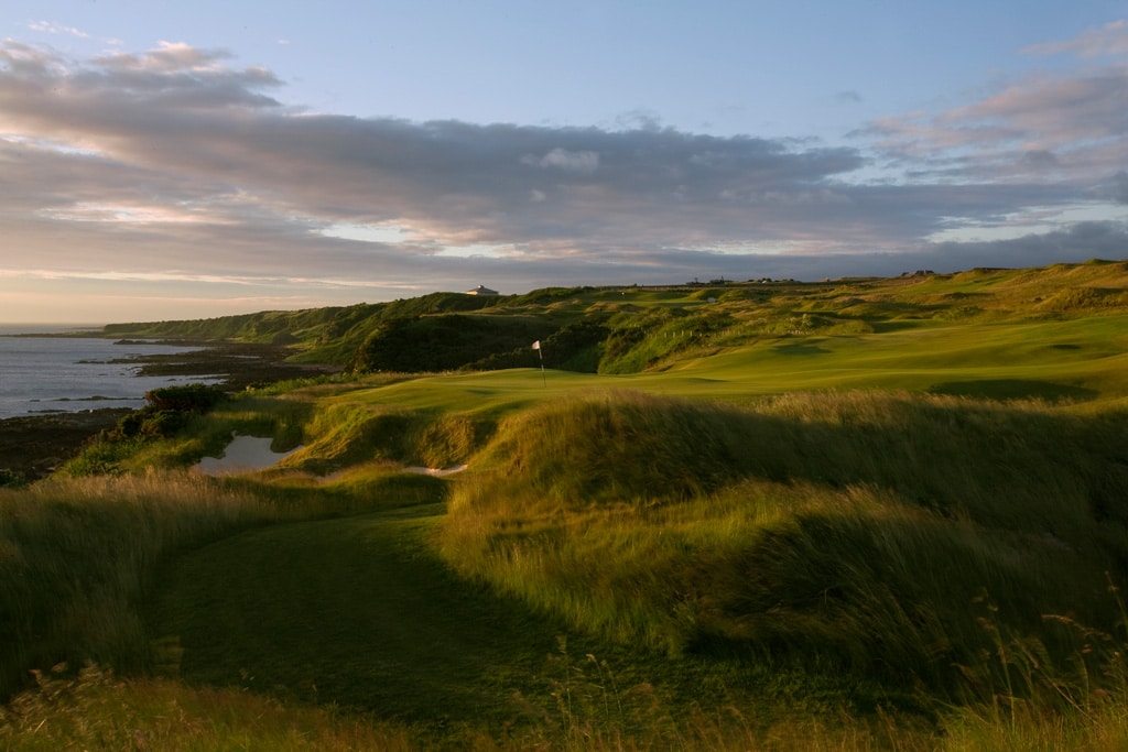 Outstanding scenery at The Castle at St Andrews Golf course, Scotland