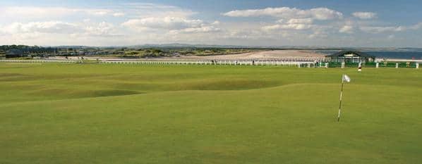 The challenge of The Old Course at St Andrews. Scotland