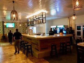 The bar at Cape St Francis Resort, South Africa. Golf Planet Holidays