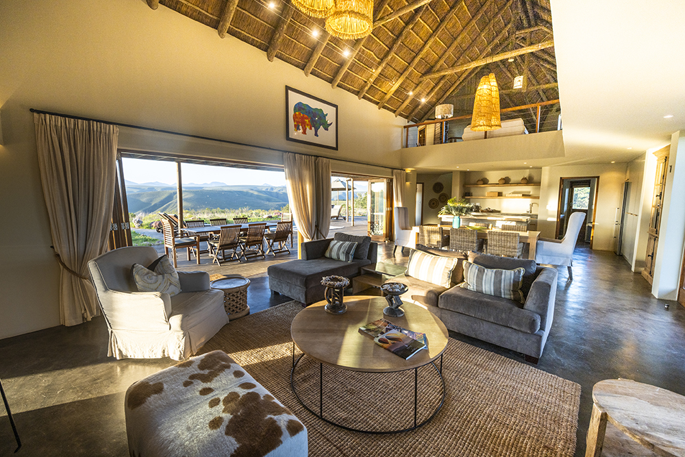 Inside a Bush Villa at Gondwana Game Reserve, South Africa
