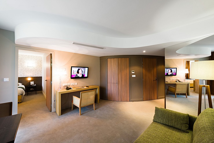 A suite at Moulin de Vernegues, Mallemort, Provence. Golf Planet Holidays.