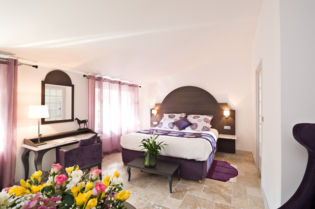 Charming bedroom at Moulin de Vernegues, Mallemort, France