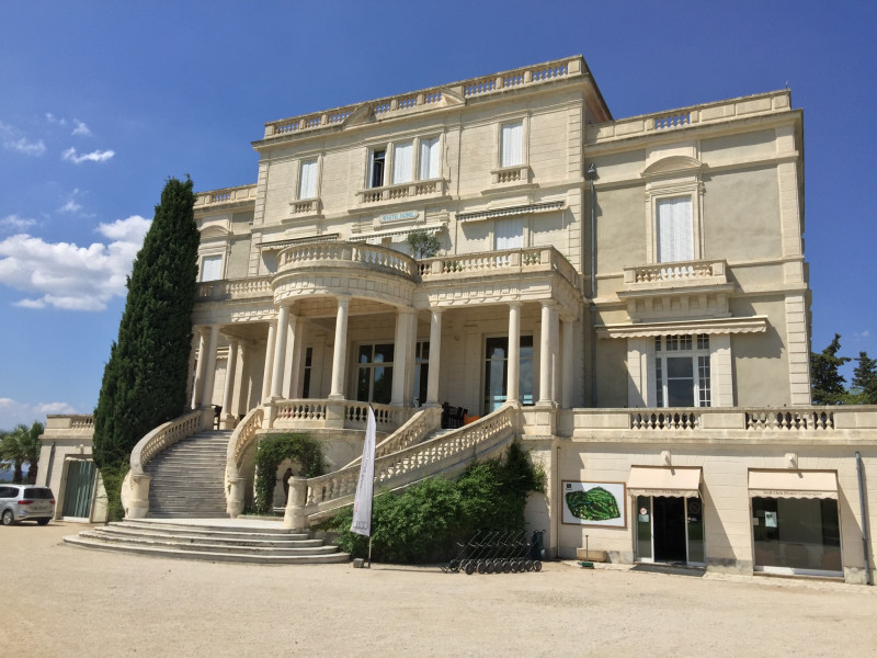 The clubhouse at Nimes Campagne Golf Club south of France. Golf Planet Holidays