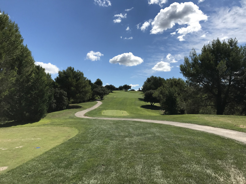 Challenging drive at Pont Royal Golf Club, south of France. Golf Planet Holidays