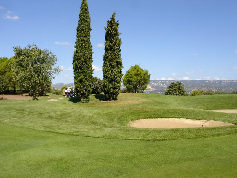 At the next tee at Pont Royal Golf Club, south of France. Golf Planet Holidays
