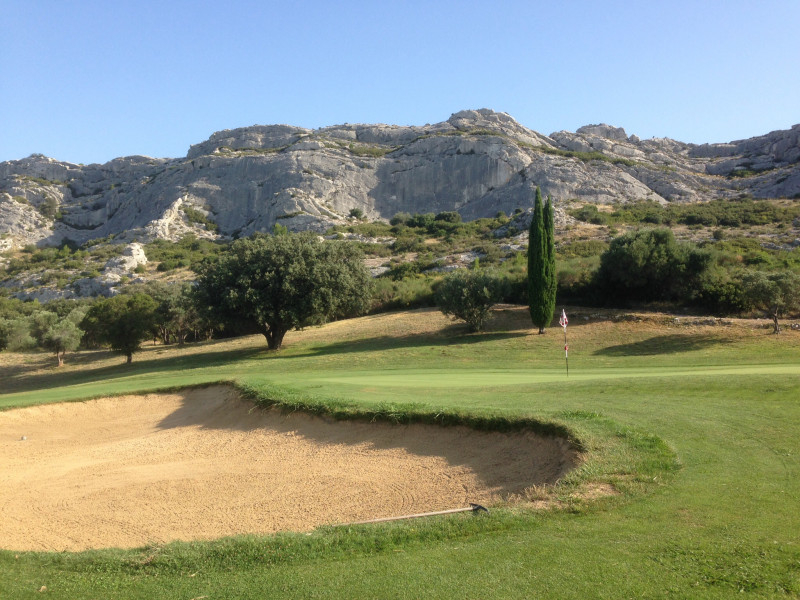 Rocky landscape at Servanes Golf Club, south of France. Golf Planet Holidays