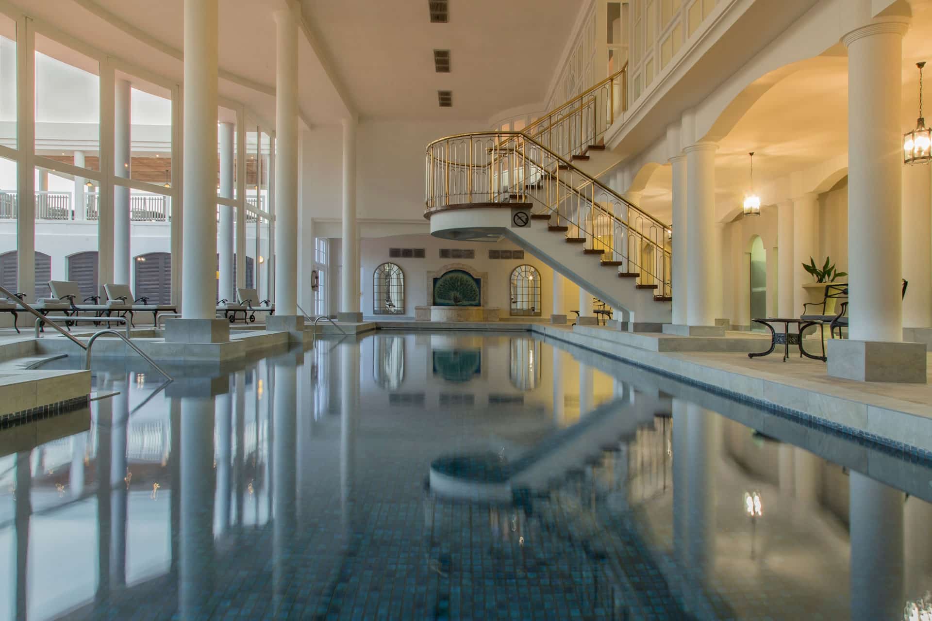 Spa pool at Fancourt Hotel, Southern Cape, South Africa. Golf Planet Holidays