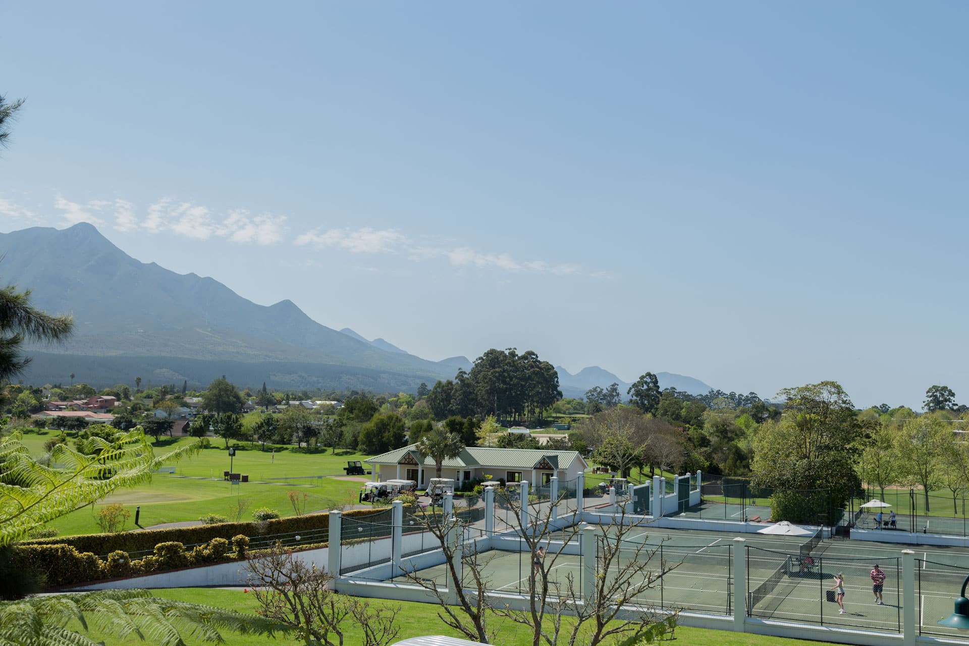 Tennis at Fancourt Hotel, Southern Cape, South Africa. Golf Planet Holidays