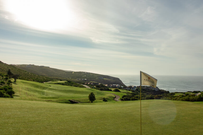 Out to sea from Pezula Golf Club, Knysna, Garden Route, South Africa. Golf Planet Holidays.