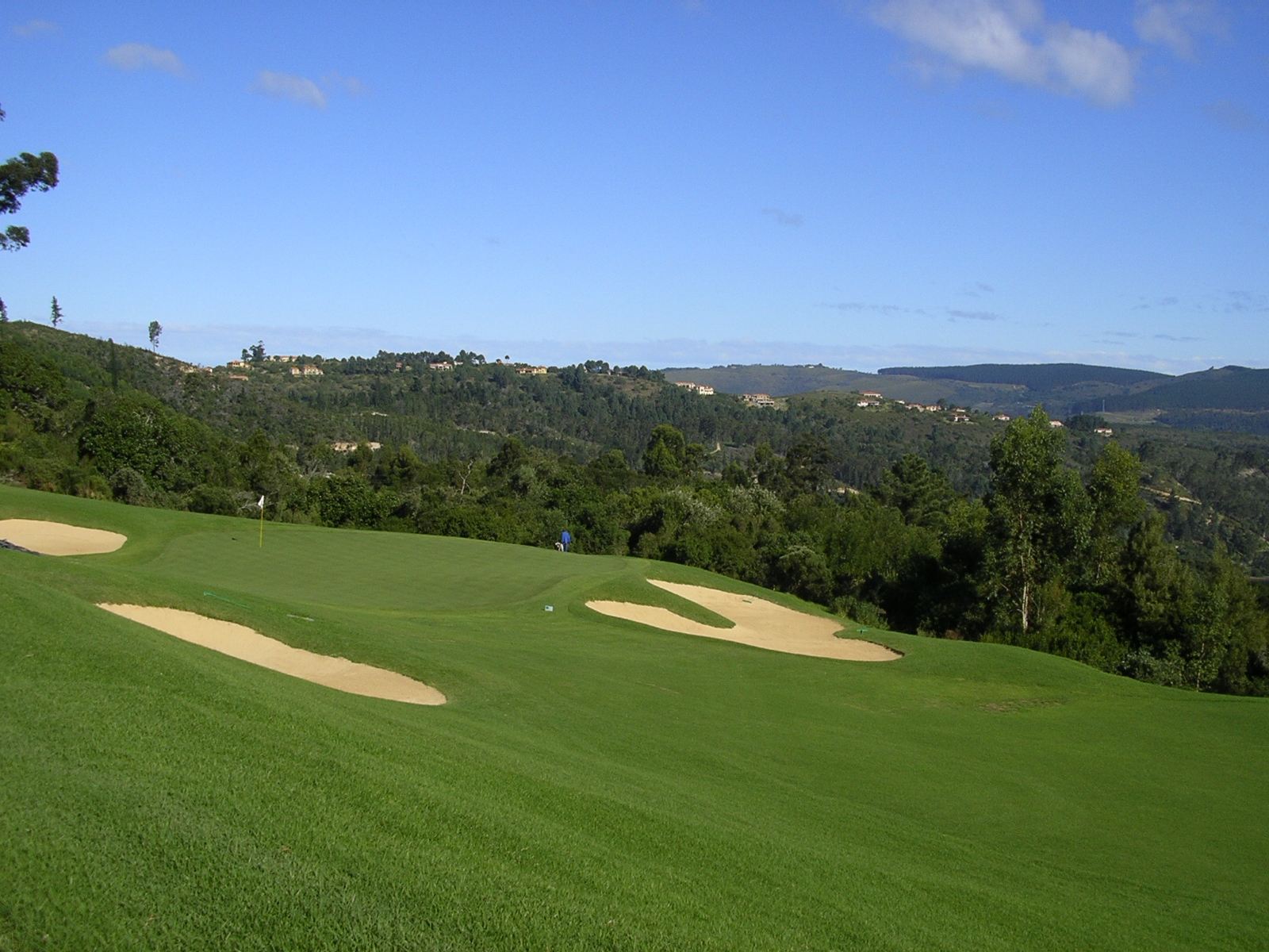 The second hole at Simola Golf Club, Knysna, South Africa
