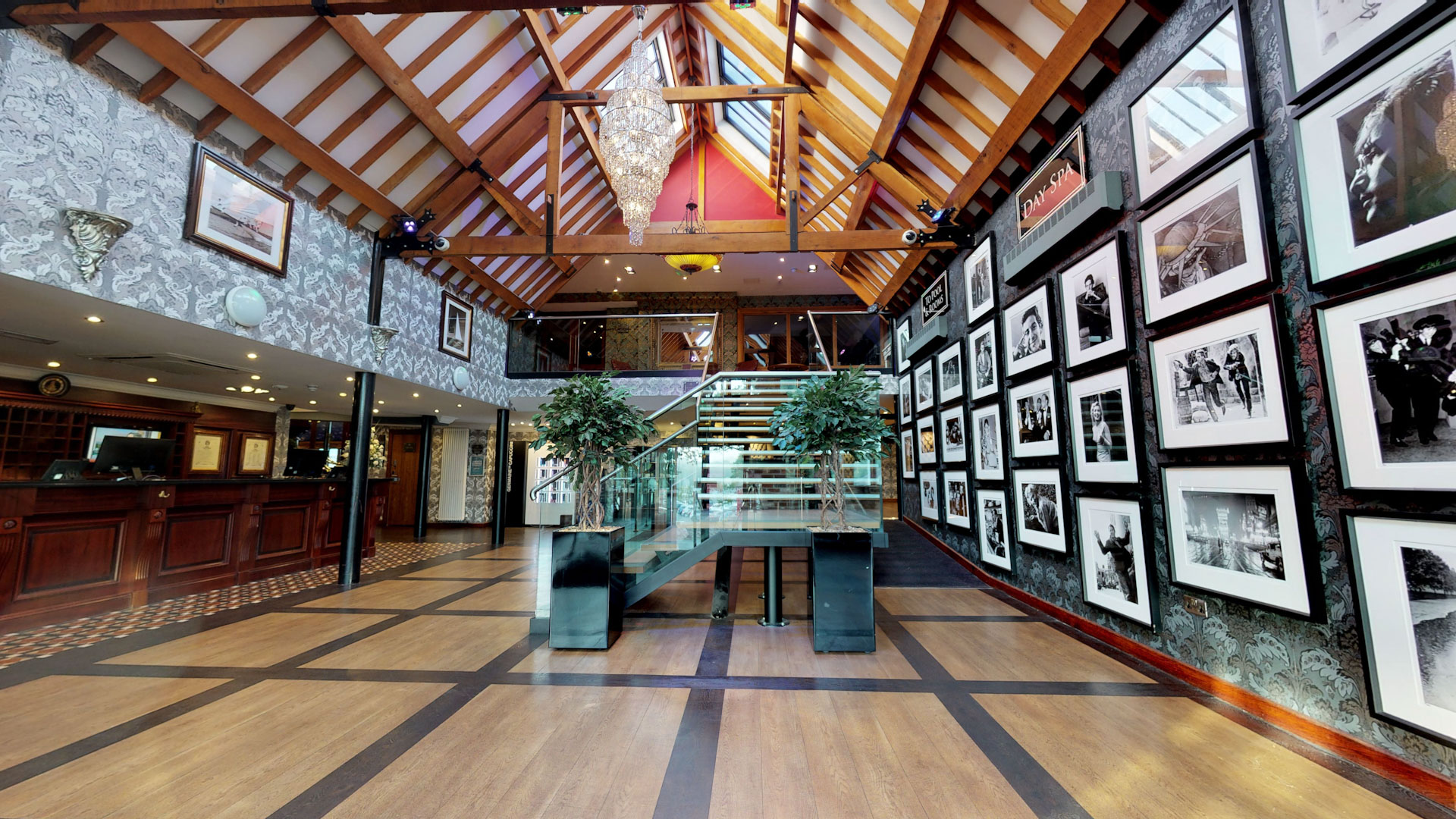 Reception at Old Thorns Hotel and Resort, Hampshire, England