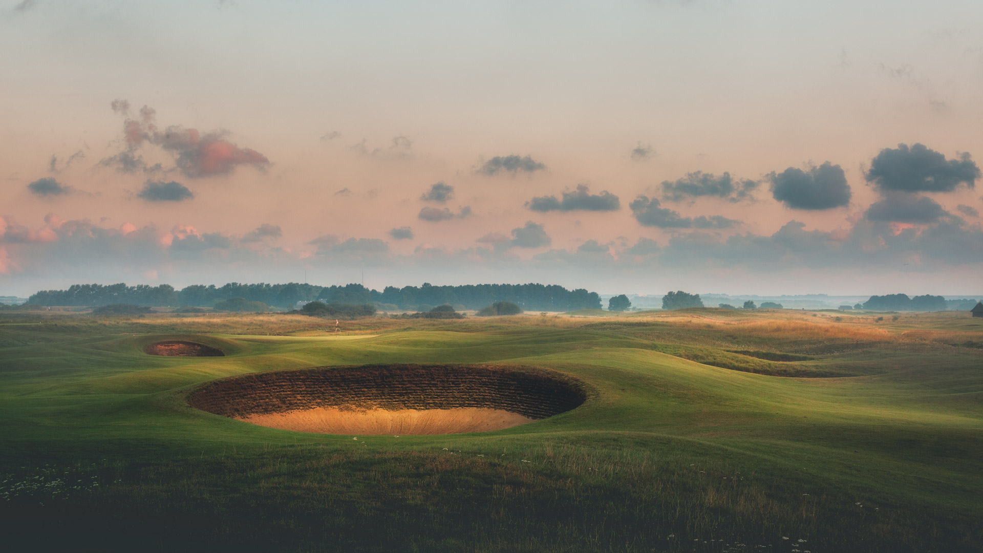 The 12th hole at Royal St Georges Golf Club, Sandwich, Kent, England