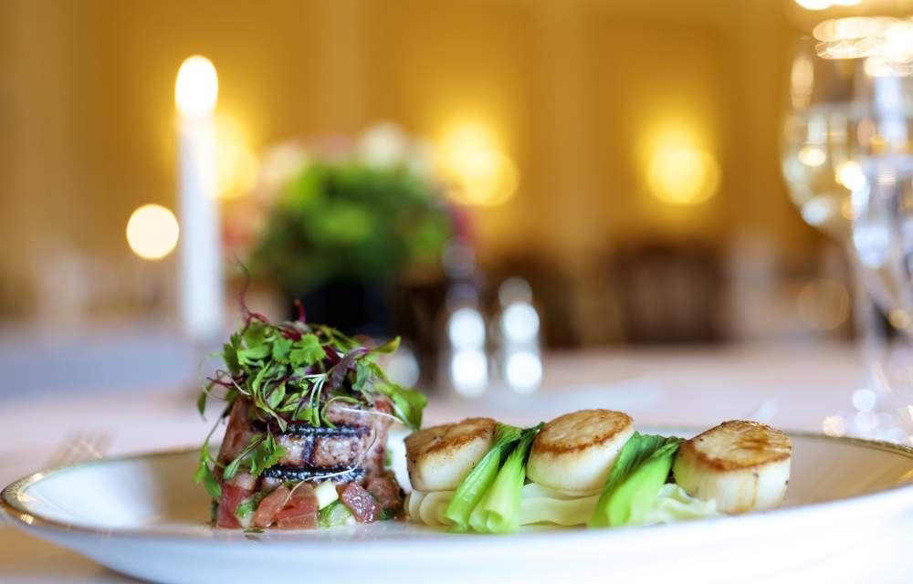 Fine dining at The Grand Hotel Eastbourne, England