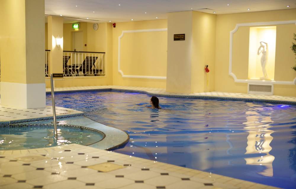 Indoor swimming pool at The Grand Hotel Eastbourne, England
