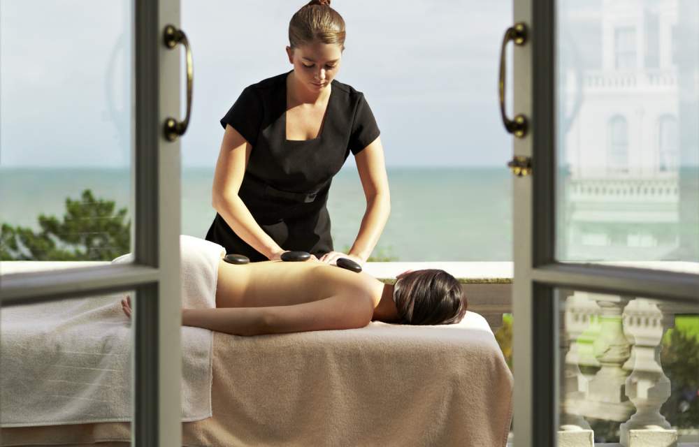 Spa treatment at The Grand Hotel Eastbourne, England