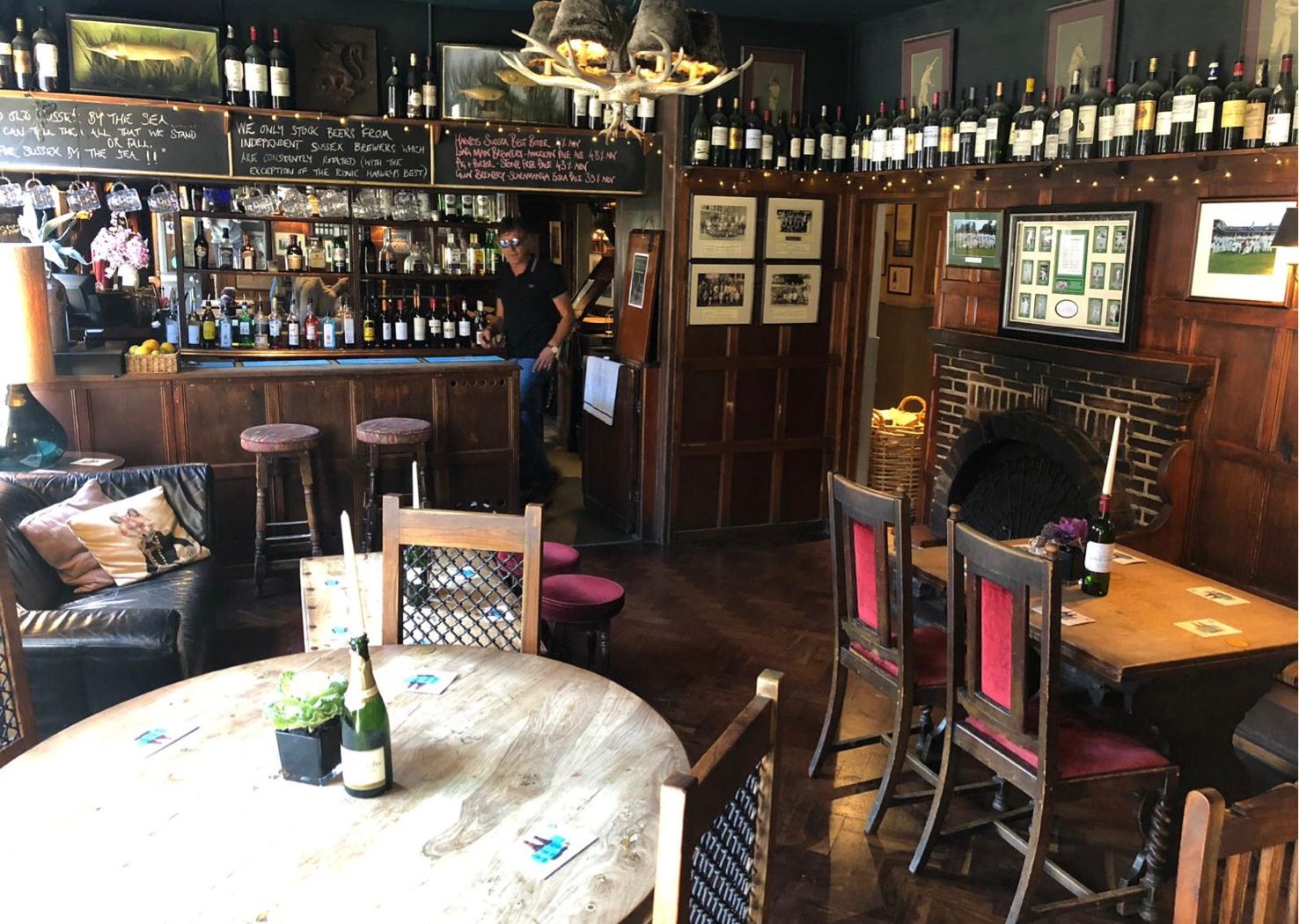 The Griffin Inn pub, Fletching, England