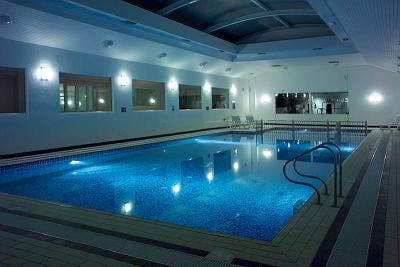 The indoor pool at The Saunton Sands Hotel, Devon, England. Golf Planet Holidays