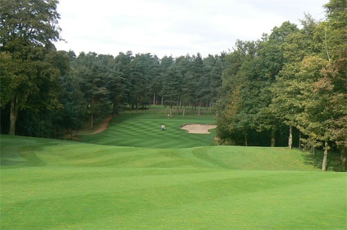 Tree-lined fairways at Woburn - The Duchess' Golf Course-Milton Keynes, England. Golf Planet Holidays